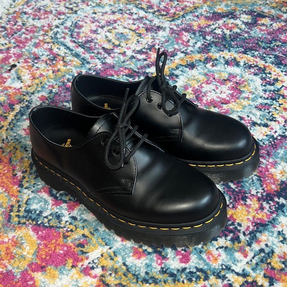 Black 1461 Bex Smooth Leather Oxford Dr. Martens